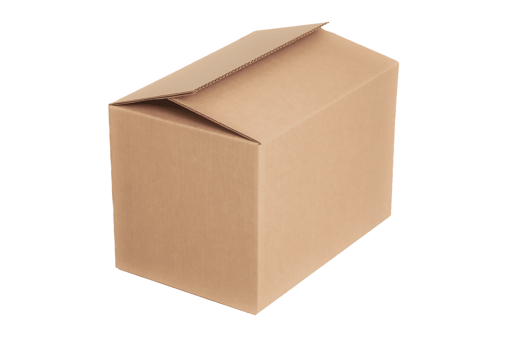 Normal com transpasse nas abasIdeal para fechamento com grampos ou cola.