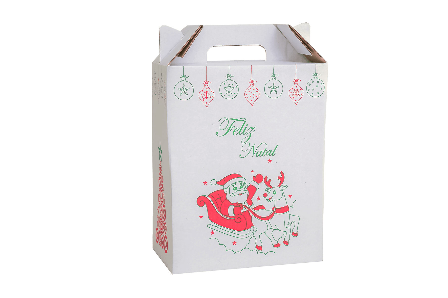 Maleta de NatalTambém pode ser personalizada para outros fins.